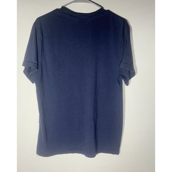 Royal Caribbean International T-Shirt Men’s Large Navy Blue Logo Pocket Tee - Picture 4 of 6